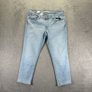 Levi's Jeans Womens 32x27 Blue Cotton Denim Boyfriend Tapered Workwear Stretch